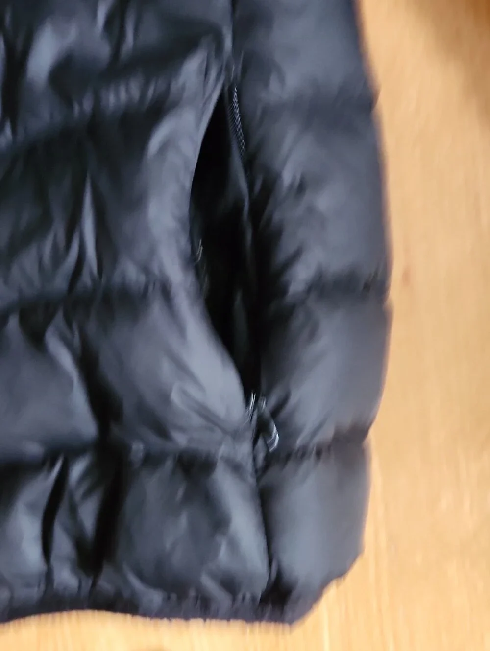 Eddie Bauer, Black Hooded Puffer Jacket, Youth, Sz 16